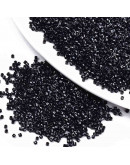 FGB Delica. Color: LUSTER BLACK. 1,5x1 mm. 0,8 mm perforación. 10 gr (2000 uds aprox).