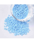 FGB Delica. Color: LIGHT SKY BLUE. 1,5x1 mm. 0,8 mm perforación. 10 gr (2000 uds aprox).