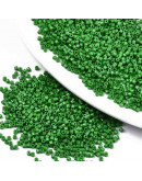 FGB Delica. Color: GREEN. 1,5x1 mm. 0,8 mm perforación. 10 gr (2000 uds aprox).