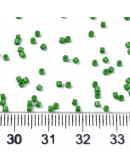 FGB Delica. Color: GREEN. 1,5x1 mm. 0,8 mm perforación. 10 gr (2000 uds aprox).