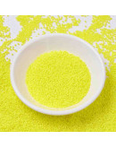 MIYUKI Delica. Color: YELLOW. 1,3x1,6 mm (11/0). 0,8 mm perforación. 10 gramos (2000 uds aprox). MIYUKI Delica. Color: YELLOW. 1,3x1,6 mm (11/0). 0,8 mm perforación. 10 gramos (2000 uds aprox).