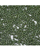 FGB Delica. Color: DARK GREEN. 1,5x1 mm. 0,8 mm perforación. 10 gr (2000 uds aprox).