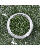 FGB Delica. Color: DARK GREEN. 1,5x1 mm. 0,8 mm perforación. 10 gr (2000 uds aprox).