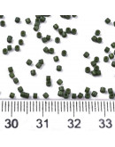 FGB Delica. Color: DARK GREEN. 1,5x1 mm. 0,8 mm perforación. 10 gr (2000 uds aprox).