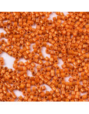 FGB Delica. Color: LUSTER DARK ORANGE. 1,5x1 mm. 0,8 mm perforación. 10 gr (2000 uds aprox).