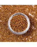 FGB Delica. Color: LUSTER PERU. 1,5x1 mm. 0,8 mm perforación. 10 gr (2000 uds aprox).