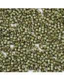 FGB Delica. Color: LUSTER OLIVE. 1,5x1 mm. 0,8 mm perforación. 10 gr (2000 uds aprox).