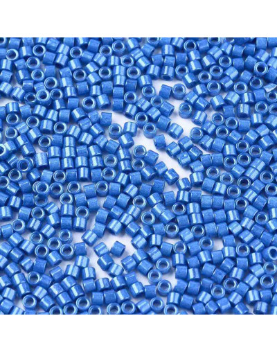 FGB Delica. Color: LUSTER ROYAL BLUE. 1,5x1 mm. 0,8 mm perforación. 10 gr (2000 uds aprox).