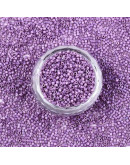 FGB Delica. Color: LUSTER MEDIUM PURPLE. 1,5x1 mm. 0,8 mm perforación. 10 gr (2000 uds aprox).