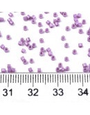 FGB Delica. Color: LUSTER MEDIUM PURPLE. 1,5x1 mm. 0,8 mm perforación. 10 gr (2000 uds aprox).