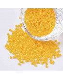 FGB Delica. Color: GOLD. 1,5x1 mm. 0,8 mm perforación. 10 gr (2000 uds aprox).