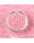 FGB Delica. Color: LUSTER PINK. 1,5x1 mm. 0,8 mm perforación. 10 gr (2000 uds aprox). FGB Delica. Color: LUSTER PINK. 1,5x1 mm. 0,8 mm perforación. 10 gr (2000 uds aprox).