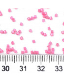 FGB Delica. Color: HOT PINK. 1,5x1 mm. 0,8 mm perforación. 10 gr (2000 uds aprox).