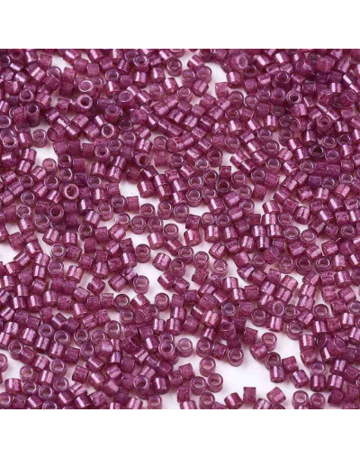 FGB Delica. Color: LUSTER MEDIUM VIOLET. 1,5x1 mm. 0,8 mm perforación. 10 gr (2000 uds aprox).