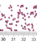 FGB Delica. Color: LUSTER MEDIUM VIOLET. 1,5x1 mm. 0,8 mm perforación. 10 gr (2000 uds aprox).