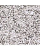 FGB Delica. Color: METALLIC SILVER. 1,5x1 mm. 0,8 mm perforación. 10 gr (2000 uds aprox). FGB Delica. Color: METALLIC SILVER. 1,5x1 mm. 0,8 mm perforación. 10 gr (2000 uds aprox).