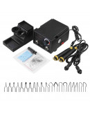 Pirógrafo. Control de temperatura. Pantalla Led. Para 2 lapiceros. 60W/110V. Set de 24 piezas. Pirógrafo. Control de temperatura. Pantalla Led. Para 2 lapiceros. 60W/110V. Set de 24 piezas.