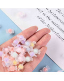 Caramelo (2). Varios colores frost. 9x17x8,5 milímetros. 2 mm perforación. 20 unidades.