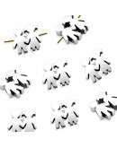 Niña y niño. Acero inoxidable. Color plateado. 12x12,5x3 milímetros. 1,8 mm perforación. 1unidad. Niña y niño. Acero inoxidable. Color plateado. 12x12,5x3 milímetros. 1,8 mm perforación. 1unidad.