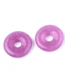 Jade. Dona. Color Púrpura. 20x4 milímetros. 5 mm diámetro. 1 unidad.