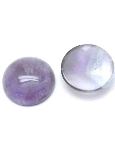 Amatista. Moneda. 25x6 milímetros. Sin perforacion. 1 unidad.