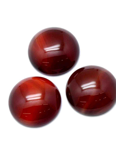 Carnelian. Moneda. 25x6 milímetros. Sin perforacion. 1 unidad.