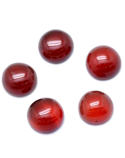 Carnelian. Moneda. 8x3 milímetros. Sin perforacion. 1 unidad.