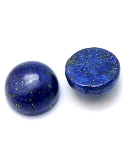 Lapislazuli. Moneda. 8x3 milímetros. Sin perforacion. 1 unidad. Lapislazuli. Moneda. 8x3 milímetros. Sin perforacion. 1 unidad.