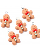 Navidad (5). Resina+Aleación de cobre. Color plateado. 28x9 milímetros. 2 mm perforación. 2 uds. Navidad (5). Resina+Aleación de cobre. Color plateado. 28x9 milímetros. 2 mm perforación. 2 uds.