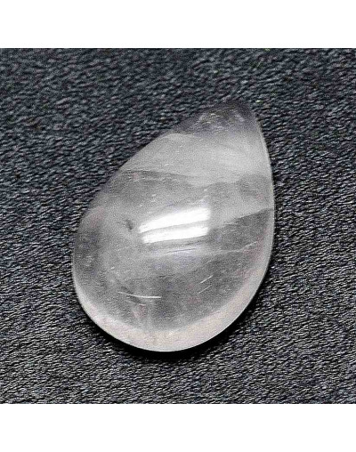 Cuarzo rosa. Gota. 10x7x3 milímetros. Sin perforación. 1 unidad.