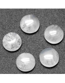 Cuarzo cristal. Moneda. 8x3 milímetros. Sin perforacion. 1 unidad. Cuarzo cristal. Moneda. 8x3 milímetros. Sin perforacion. 1 unidad.