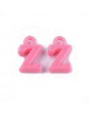 Letras (1). Acrílico. Varios colores pastel. 14x3,5 milímetros. 2 mm perforación. 50 uds (aprox). Letras (1). Acrílico. Varios colores pastel. 14x3,5 milímetros. 2 mm perforación. 50 uds (aprox).