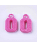 Letras (2). Acrílico. Varios colores. 14x3,5 milímetros. 2 mm perforación. 50 unidades (aproximado). Letras (2). Acrílico. Varios colores. 14x3,5 milímetros. 2 mm perforación. 50 unidades (aproximado).