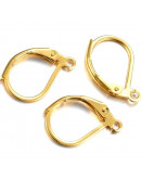 Aretes de gota. Acero inoxidable. Real 24k Gold. 15x10 milímetros. 1,4 mm perforación. 4 unidades. Aretes de gota. Acero inoxidable. Real 24k Gold. 15x10 milímetros. 1,4 mm perforación. 4 unidades.