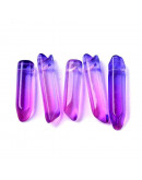 Glass 2 Tonos. MIEDUM ORCHID. Hexágono. 25~40x7~8 milímetros. 0,9 mm perforación. 1unidad. Glass 2 Tonos. MIEDUM ORCHID. Hexágono. 25~40x7~8 milímetros. 0,9 mm perforación. 1unidad.