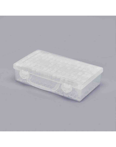 Organizador. 64 piezas. 50x27 milímetros. Caja: 13x23x5 centímetros. 1 unidad. Organizador. 64 piezas. 50x27 milímetros. Caja: 13x23x5 centímetros. 1 unidad.