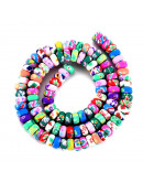 Discos. Flores. 6,5 mm diámetro. 3,5 mm grosor. 1,6 mm perforación. 105~110 uds hilo.