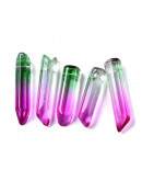 Glass 2 Tonos. MAGENTA. Hexágono. 25~40x7~8 milímetros. 0,9 mm perforación. 1unidad. Glass 2 Tonos. MAGENTA. Hexágono. 25~40x7~8 milímetros. 0,9 mm perforación. 1unidad.