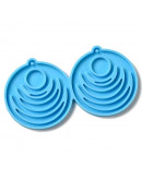 Moldes de silicona. Para resina. Forma aretes (4). 50x46x4 milímetros. 2 mm perforación. 1 unidad. Moldes de silicona. Para resina. Forma aretes (4). 50x46x4 milímetros. 2 mm perforación. 1 unidad.
