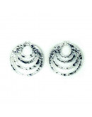 Moldes de silicona. Para resina. Forma aretes (4). 50x46x4 milímetros. 2 mm perforación. 1 unidad. Moldes de silicona. Para resina. Forma aretes (4). 50x46x4 milímetros. 2 mm perforación. 1 unidad.