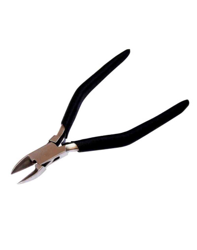 Pinza corte lateral. Acero inoxidable. 165 milímetros. Mango PVC. 1 unidad.