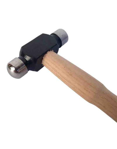 Martillo 4 onzas. Plano/redondo. Mango madera. Alta calidad. 1 unidad.