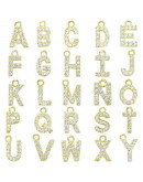 Letra "Q". Aleación+Zirconia. Baño 18K Gold. 12 milímetros. 5 milímetros arandela. 1 unidad. Letra "Q". Aleación+Zirconia. Baño 18K Gold. 12 milímetros. 5 milímetros arandela. 1 unidad.