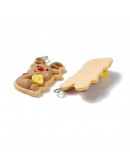 Navidad (6). Resina+Aleación de cobre. Color plateado. 31x18x6 milímetros. 2 mm perforación. 2 uds. Navidad (6). Resina+Aleación de cobre. Color plateado. 31x18x6 milímetros. 2 mm perforación. 2 uds.