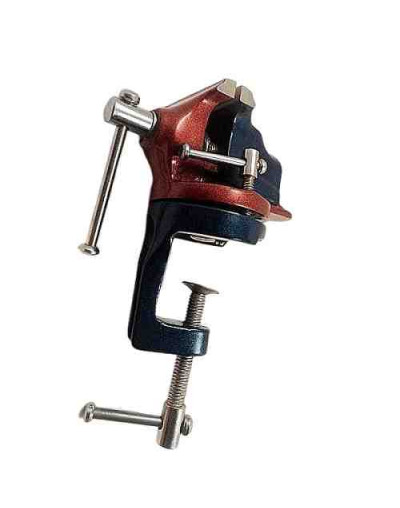 Tornillo de mesa. Giratorio y regulable. 1 unidad.