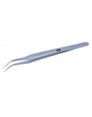 Pinza antimagnética. Acero inoxidable. Punta curva. 120 milímetros. 1 unidad. Pinza antimagnética. Acero inoxidable. Punta curva. 120 milímetros. 1 unidad.