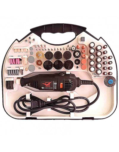 Taladro de mano tipo DREMEL. De 8000 a 30000 rpm. 110V. Incluye +50 accesorios y estuche. 1 set. Taladro de mano tipo DREMEL. De 8000 a 30000 rpm. 110V. Incluye +50 accesorios y estuche. 1 set.