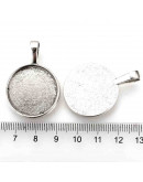 Base Aleación. 39x27x2 milímetros. 6x9 mm perforación. Para trabajos de 24,5 mm. 2 unidades. Base Aleación. 39x27x2 milímetros. 6x9 mm perforación. Para trabajos de 24,5 mm. 2 unidades.