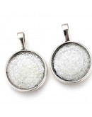 Base Aleación. 39x27x2 milímetros. 6x9 mm perforación. Para trabajos de 24,5 mm. 2 unidades. Base Aleación. 39x27x2 milímetros. 6x9 mm perforación. Para trabajos de 24,5 mm. 2 unidades.