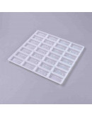 Moldes de silicona. Para resina. Juego de dominó. 218x204x8 milímetros. Ficha: 50x24 mm. 1 unidad. Moldes de silicona. Para resina. Juego de dominó. 218x204x8 milímetros. Ficha: 50x24 mm. 1 unidad.